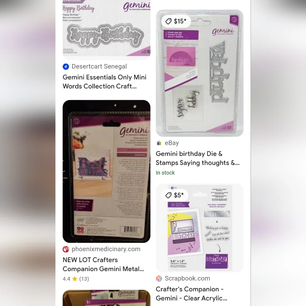 Home Party Supplies Die Set - Purple, Blue